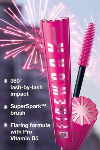 Maybelline 01 Light Fondöten, Lash Sensational Firework Maskara,Vınyl Ink Likit Parlak Ruj 160 Sultry
