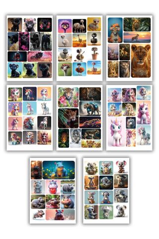 Sensitive Sleepy Islak Havlu 50x28 (1400  yaprak) ve Sticker Seti 32 Sayfa