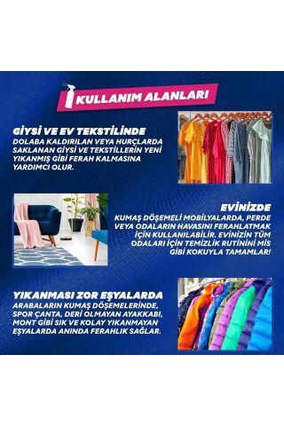 Yumoş Sprey Yıkaması Zor Eşyalar Için Lilyum 450 ml