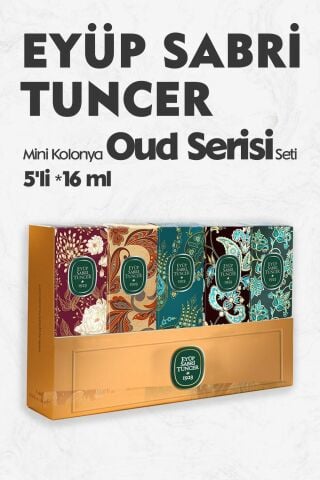 Eyüp Sabri Tuncer Mini Kolonya Oud Serisi Seti 5'li 16 ml