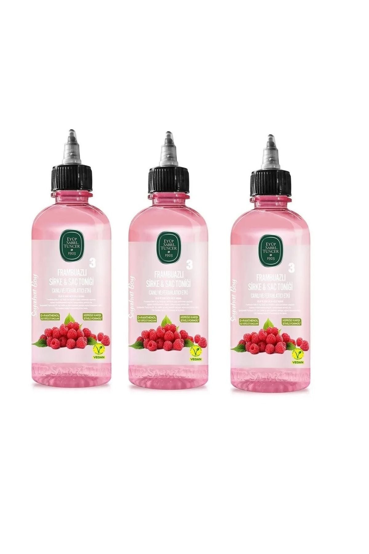 Eyüp Sabri Tuncer Frambuazlı Sirke Saç Toniği 100 ml x 3 Adet