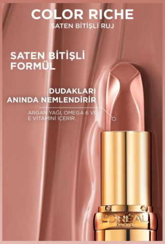 Maybelline  Fit Me Fondöten 130 Buff Beige, Lash Sensational Waterproof Maskara, Riche Nude Saten Bitişli Ruj