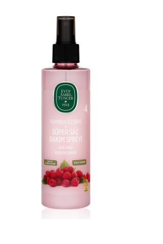 Eyüp Sabri Tuncer 210 Ml Frambuazlı Sirke & Süper Saç Bakım Spreyi