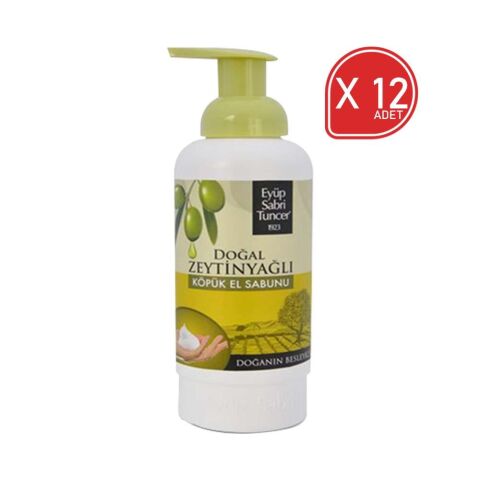 Eyüp Sabri Tuncer Zeytinyağlı Köpük El Sabunu 500 ml x 12