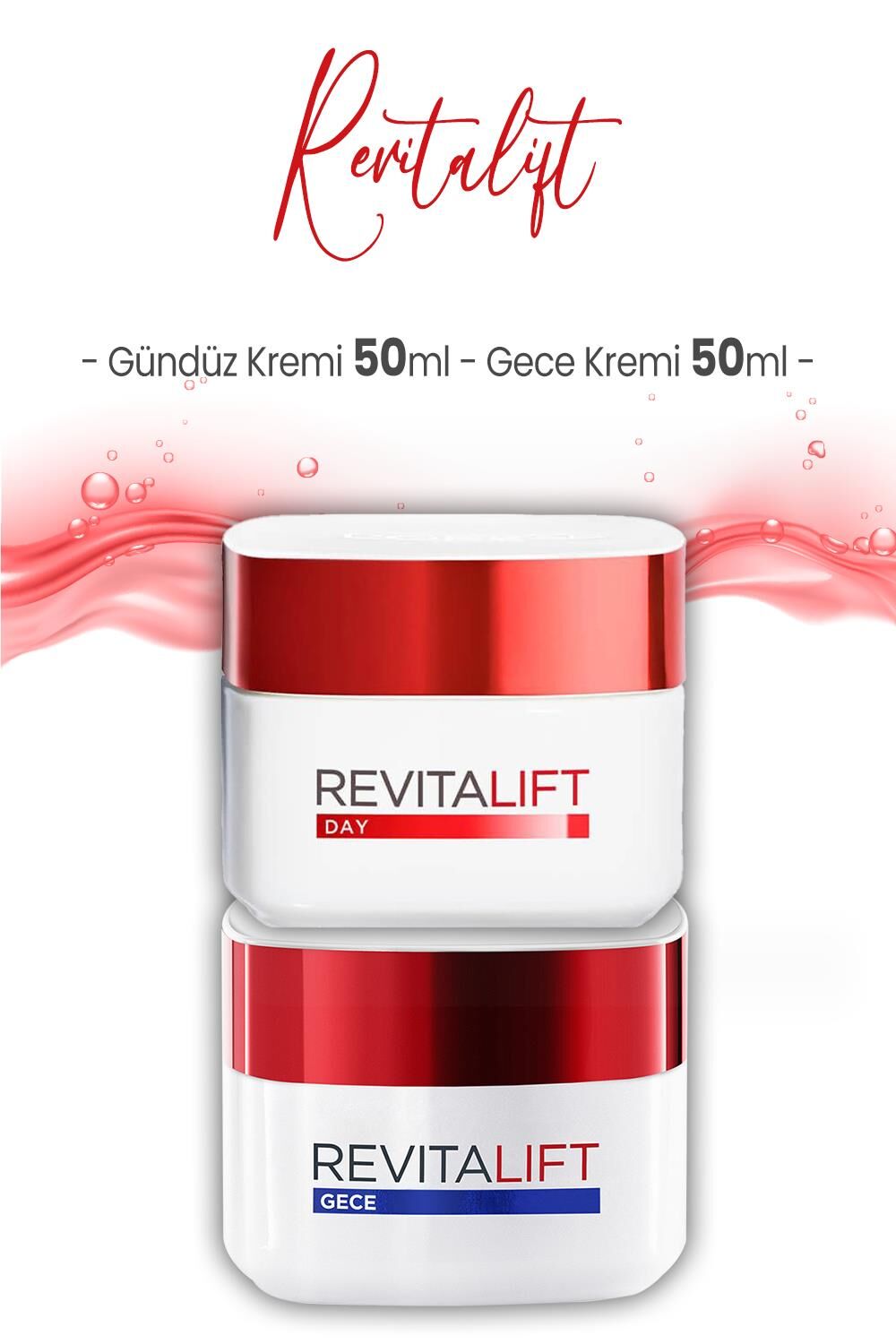 Loreal Paris Revitalift Yoğun Etki Gündüz Kremi 50 ml ve Gece Kremi 50 ml