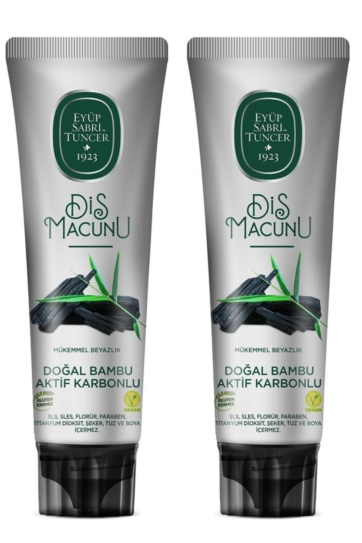 Eyüp Sabri Tuncer Diş Macunu Bambu Karbonlu 90 ml X 2 Adet