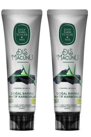 Eyüp Sabri Tuncer Diş Macunu Bambu Karbonlu 90 ml X 2 Adet