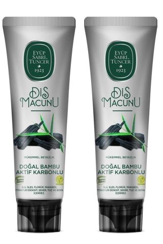 Eyüp Sabri Tuncer Diş Macunu Bambu Karbonlu 90 ml X 2 Adet