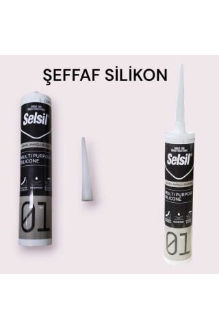 Selsil Şeffaf Silikon