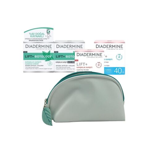 Diadermine Kırışıklık Karşıtı Krem, Gündüz Kremi, Kırışıklık Karşıtı Krem ve Diadermine Çanta Hediyeli