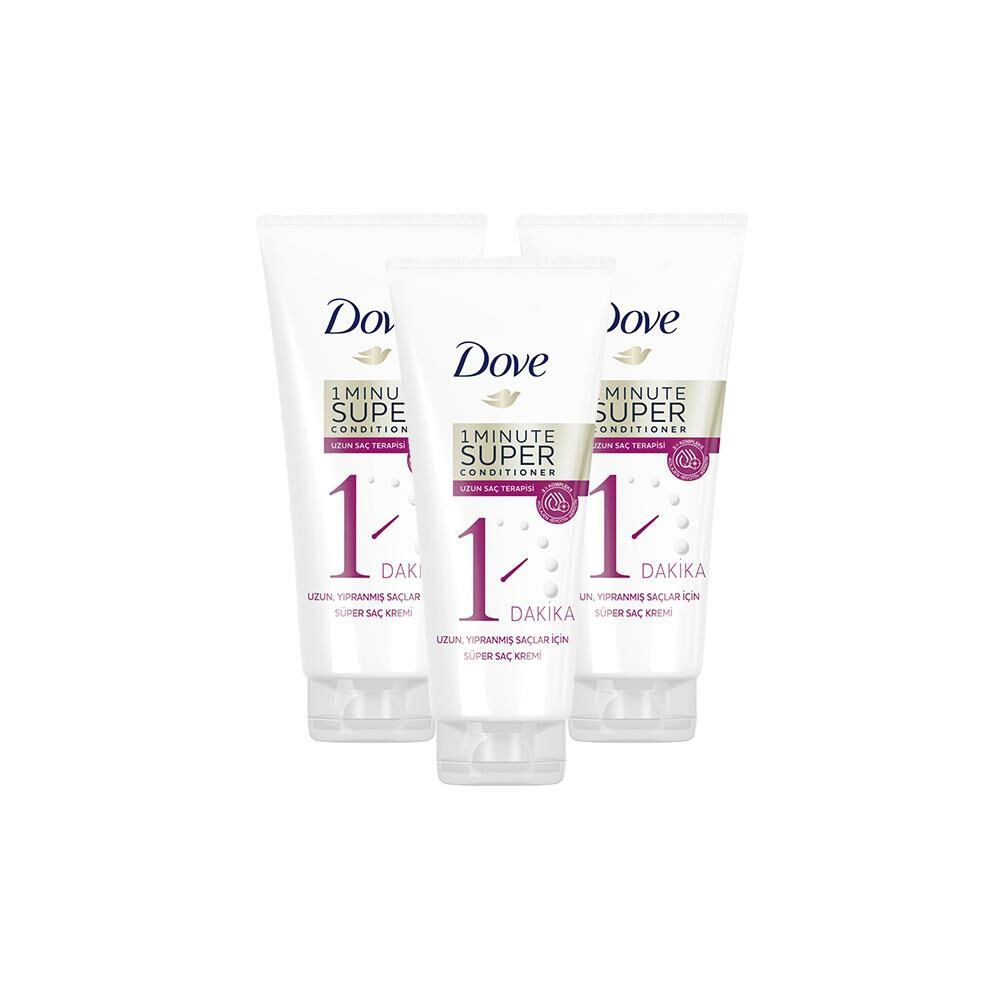 Dove Uzun Saç Terapisi Super Saç Kremi 170 ml x 3