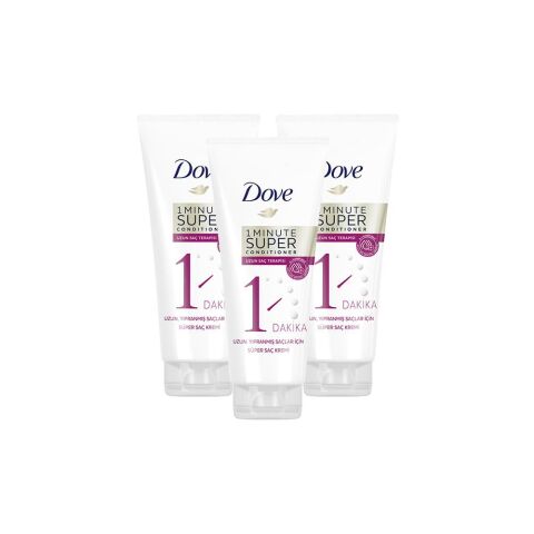 Dove Uzun Saç Terapisi Super Saç Kremi 170 ml x 3