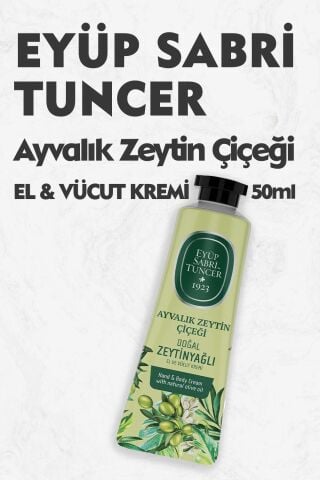 Eyüp Sabri Tuncer El ve Vücut Kremi Ayvalık Zeytin Çiçeği 50 ml