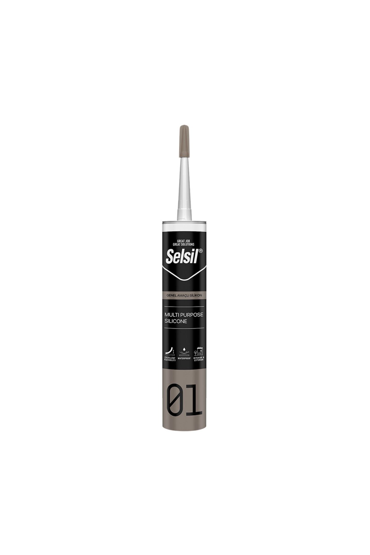 Selsil Genel Amaçlı Şeffaf Silikon 280 gr