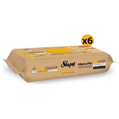 Sleepy Bio Çözünür Yüzey Temizlik Havlusu Karanfil&Tarçın 6x50 (300 Yaprak)