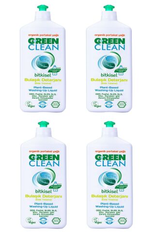 Green Clean Bulaşık Deterjanı 730 ml 4' Lü Set