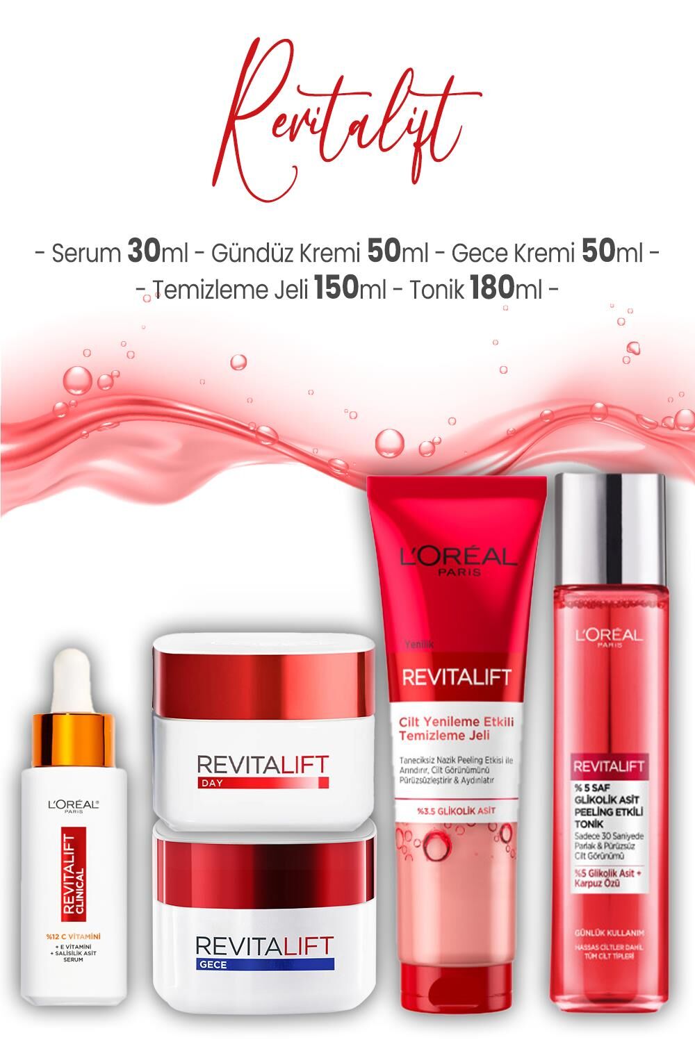 Loreal Paris Revitalift Cilt Bakım Seti