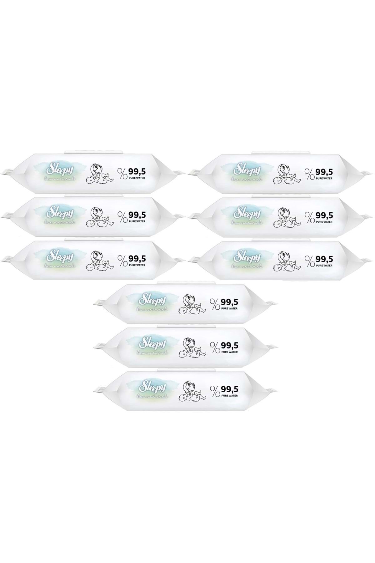 Sleepy Islak Havlu Bio Natural 40'lı (9 Lu Set) 360 Yaprak