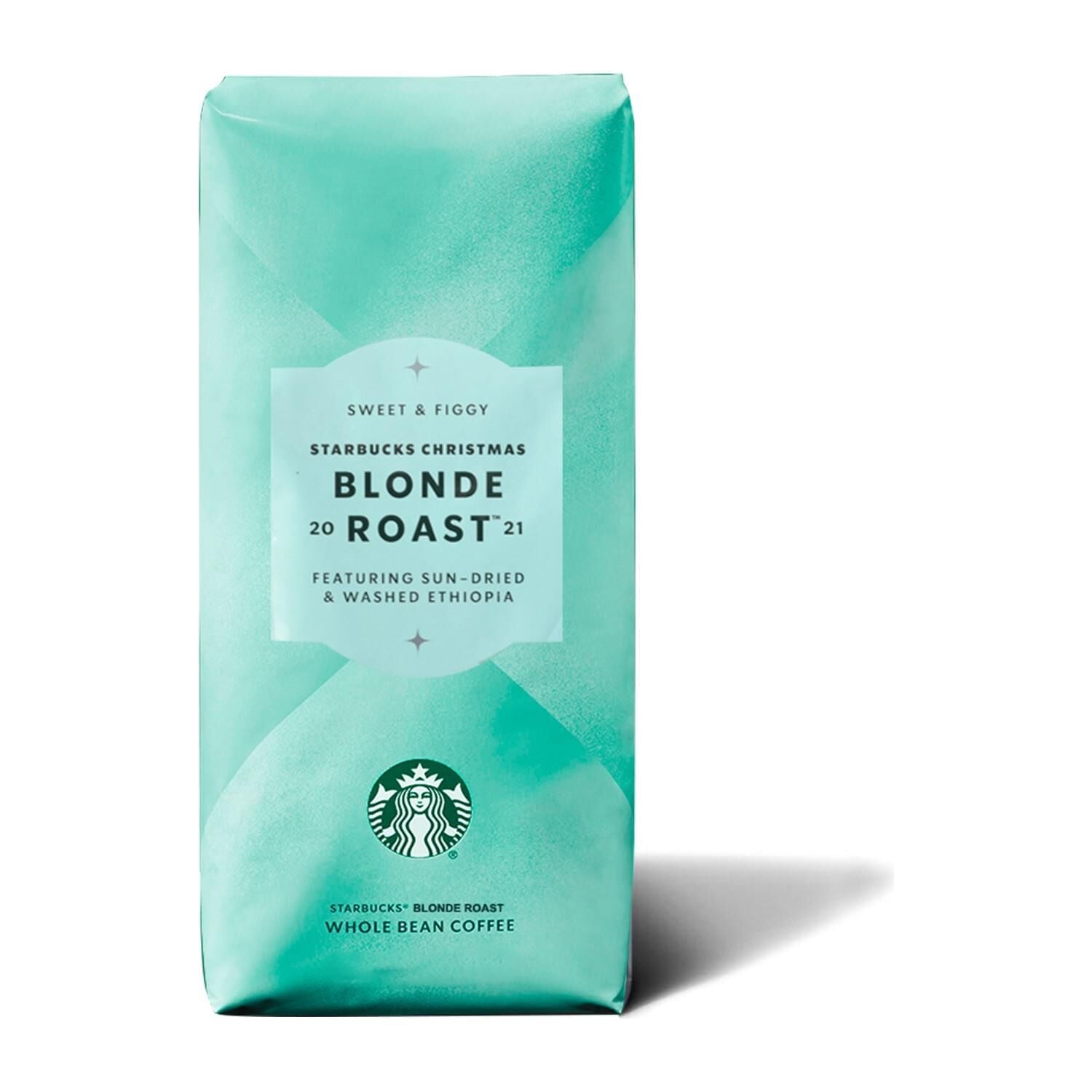 Starbucks Christmas 2021 Blonde Roast Sun Dried N Washed Ethiopia Çekirdek Kahve 250 Gram