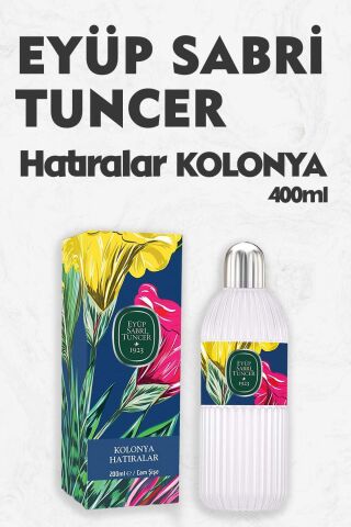 Eyüp Sabri Tuncer Hatıralar Kolonyası Cam Şişe 400 ML