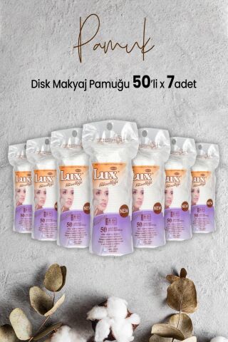 Lux Disk Makyaj Pamuğu 50'li x 7 Adet
