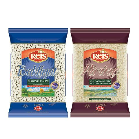 Reis Dermason Fasülye ve Baldo Pirinç 5 kg