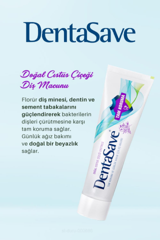 11 AL 10 ÖDE DentaSave Diş Macunu Cıstus Çiçeği 75 ml ve Diş Macunu Sıkma Aparatı