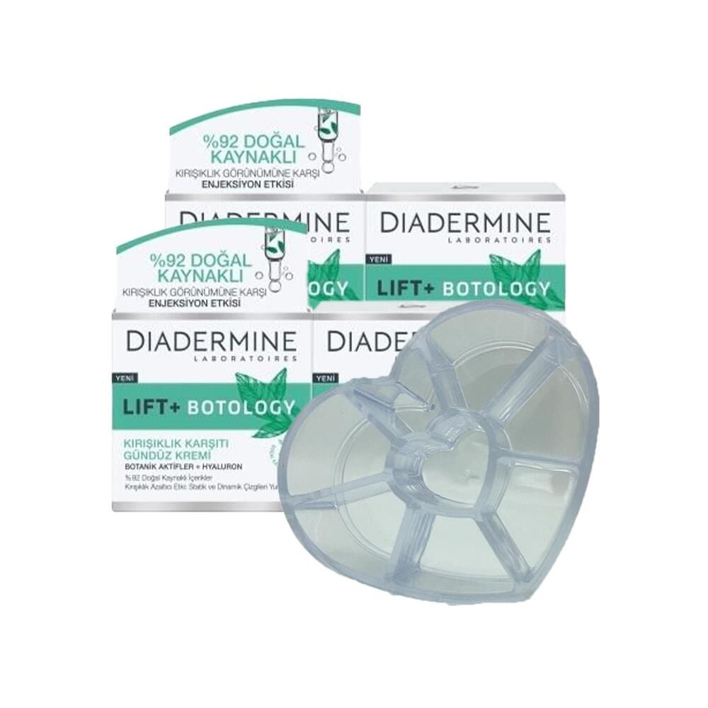 Diadermine Lift+ Botology Gündüz Kremi 50 ml + Gece Kremi 50 ml x 2 ve Diadermine Makyaj Düzenleyici Hediyeli