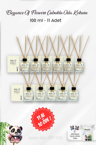 11 AL 10 ÖDE Eyüp Sabri Tuncer Elegance Of Flowers Çubuklu Oda Kokusu 100 ml ve ROSIE