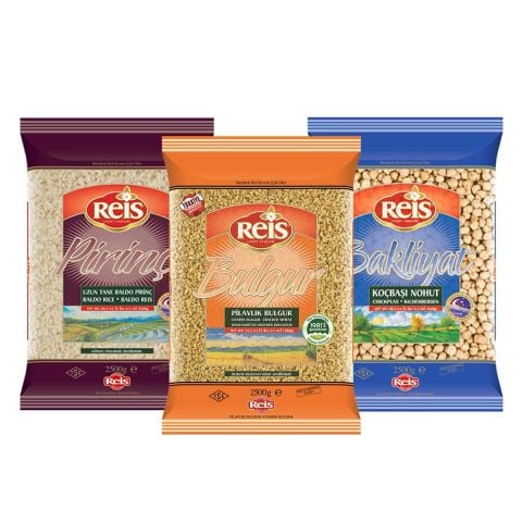 Reis Gönen Baldo Pirinç, Bulgur ve Nohut 2.5 Kg