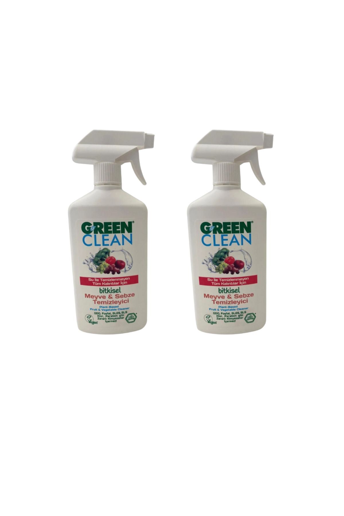Green Clean Meyve ve Sebze Temizleyici 500 ML X 2 adet