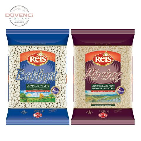Reis Gönen Baldo Pirinç ve Dermason Fasulye 2.5 Kg