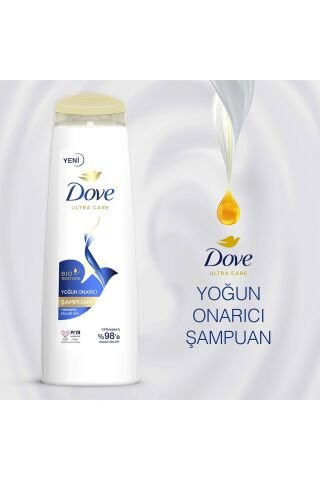 Dove Ultra Care Yoğun Onarıcı Şampuan 400 ml x 3 Adet