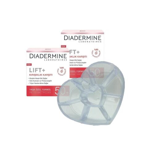 Diadermine Kırışıklık Karşıtı Krem Lift+ 50 x 2 ve Diadermine Makyaj Düzenleyici Hediyeli