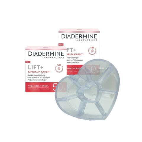 Diadermine Kırışıklık Karşıtı Krem Lift+ 50 x 2 ve Diadermine Makyaj Düzenleyici Hediyeli