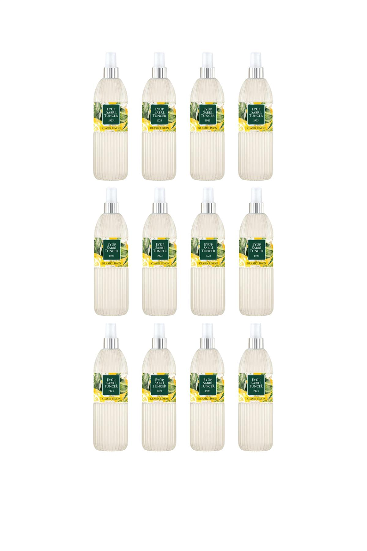 Eyüp Sabri Tuncer Klasik Limon 150 ml Sprey Kolonya x 12 Adet