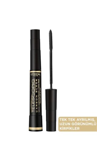 Loreal Paris Telescopic Carbon Black Maskara Siyah X 2