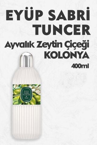 Eyüp Sabri Tuncer Ayvalık Zeytin Çiçeği Kolonyası Cam Şişe 400 ml