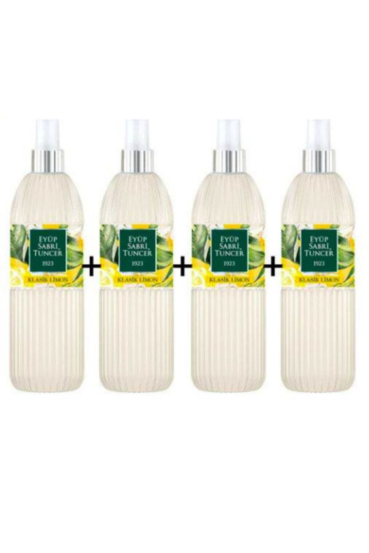 Eyüp Sabri Tuncer Klasik Limon 150 ml Sprey Kolonya X 4 Adet