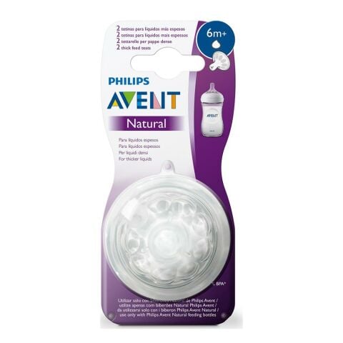 Philips Avent Natural Yoğun Akış Y Kesim +6 Ay 2li Biberon Emziği
