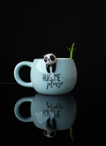 Panda Figürlü Seramik Kupa 350 ml