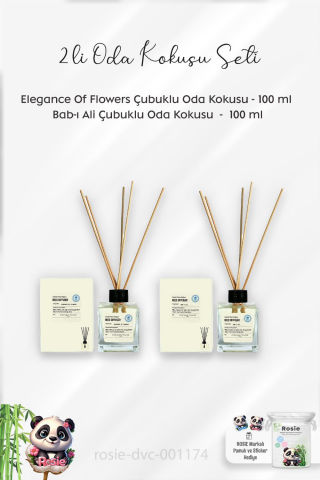 Eyüp Sabri Tuncer Bab-ı Ali 100 ml, Elegance Of Flowers Çubuklu Oda Kokusu 100 ml ve ROSIE