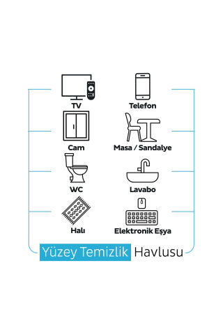 Sleepy Ocean Yüzey Temizlik Havlusu Mendili Okyanus Tazeliği 3x100 (300 Yaprak)