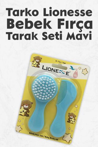 Tarko Lionesse Fırça Tarak Seti - Mavi