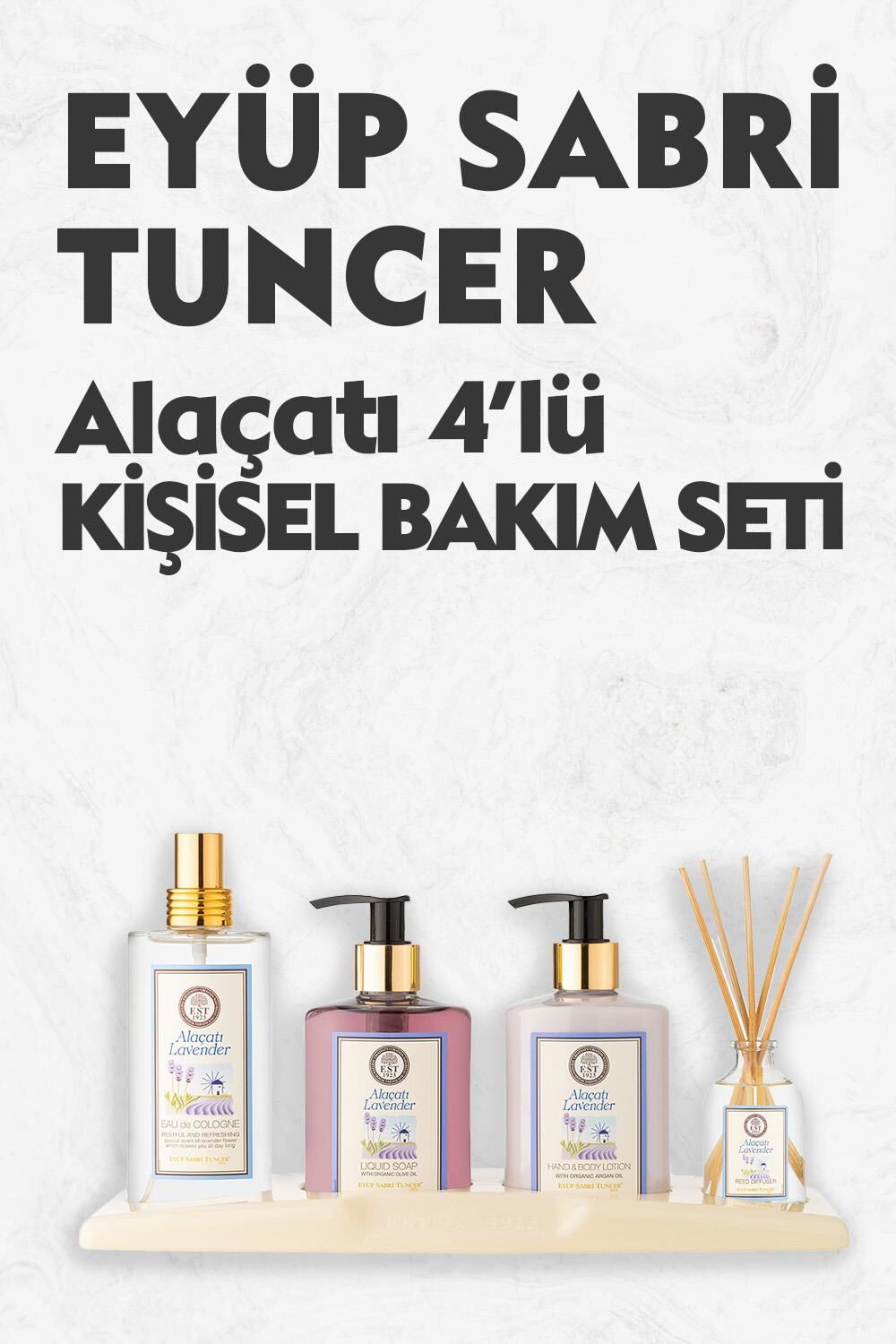 Eyüp Sabri Tuncer Alaçatı 4'lü Kişisel Bakım Seti