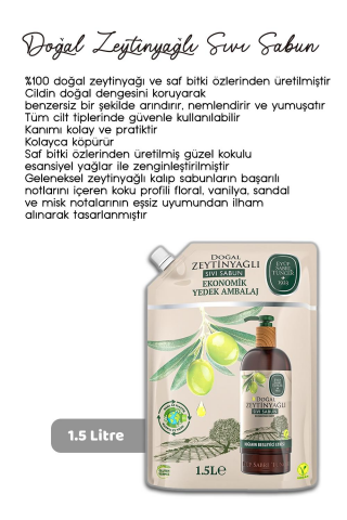 3 Adet Est Sıvı Sabun Yedek 1500 Ml ve ROSIE