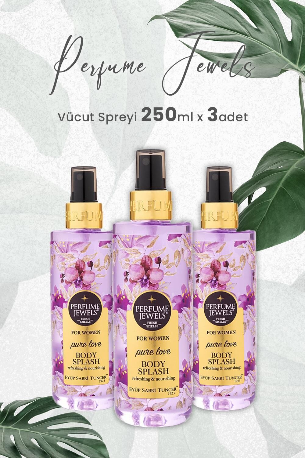 Eyüp Sabri Tuncer Pj Body Splash Pure Love 250 ml x 3 Adet