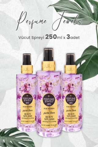 Eyüp Sabri Tuncer Pj Body Splash Pure Love 250 ml x 3 Adet