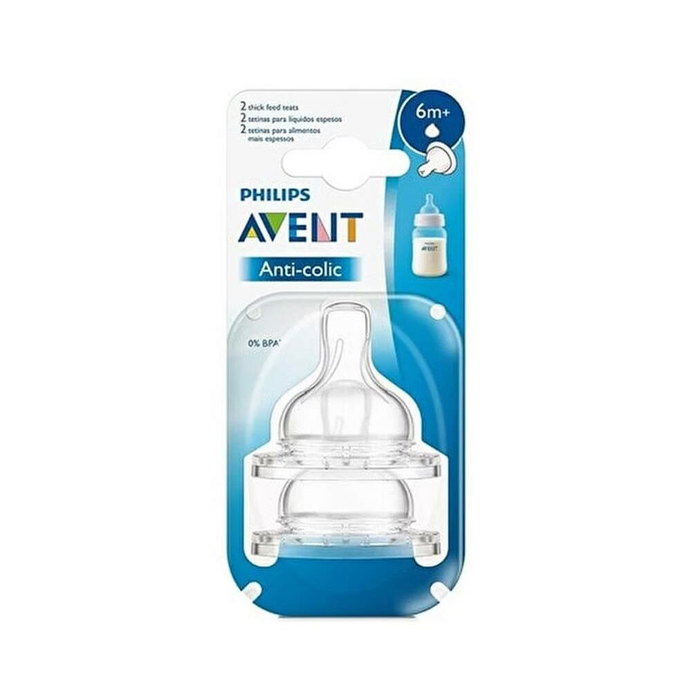 Philips Avent Antikolik Y Kesik Biberon Emziği 2'li 6 Ay+