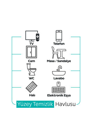 Sleepy Mountain Yüzey Temizlik Havlusu Mendili Dağ Esintisi 3x100 (300 Yaprak)